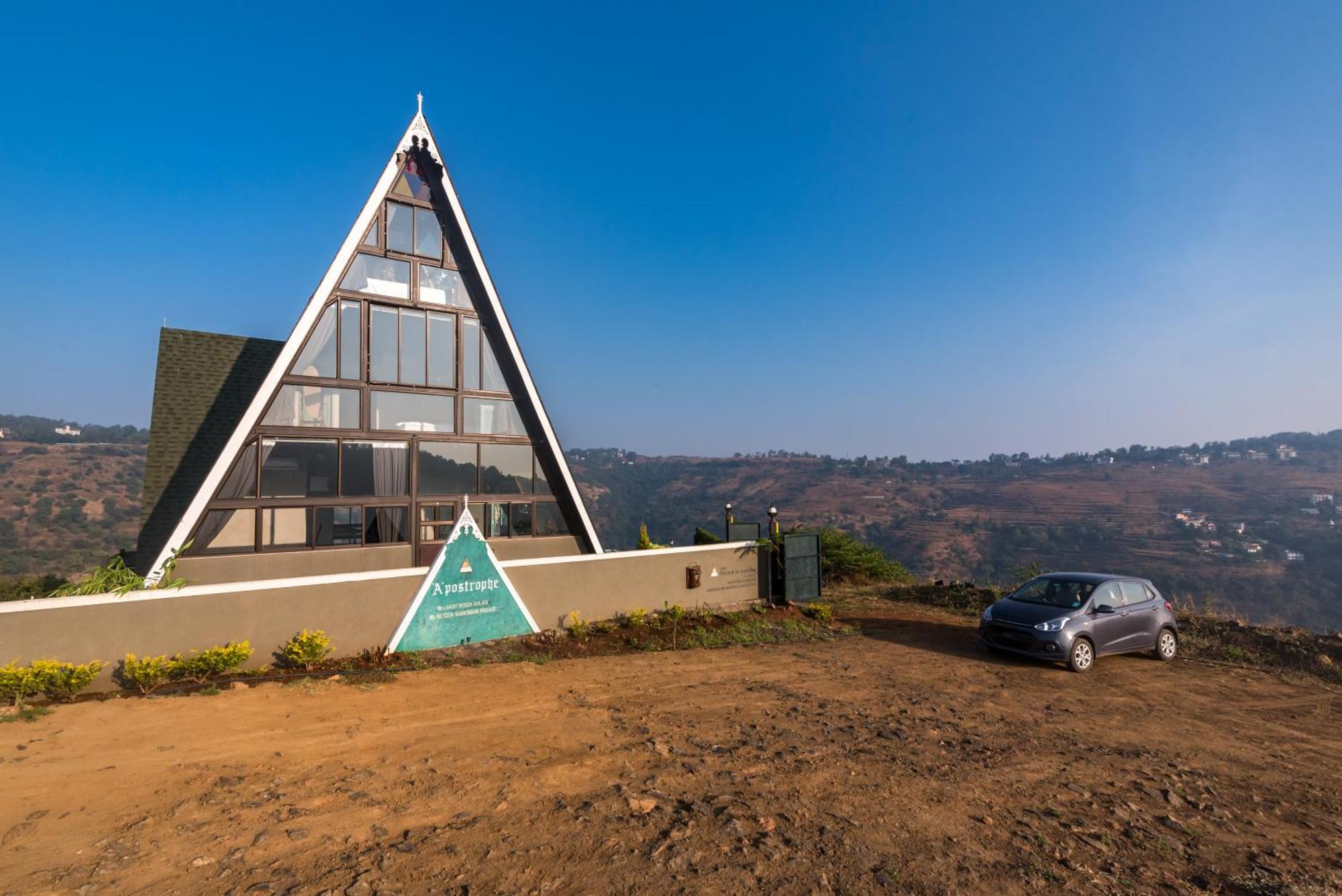 Saffronstays A Vantage, Panchgani - A Pyramid Shaped Unique Luxury Villa With Infinity Valley Views Εξωτερικό φωτογραφία